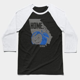 Georgia is My Home Dark Splatter Baseball T-Shirt